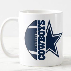 Dallas Cowboys Ceramic 12 Oz Mug!